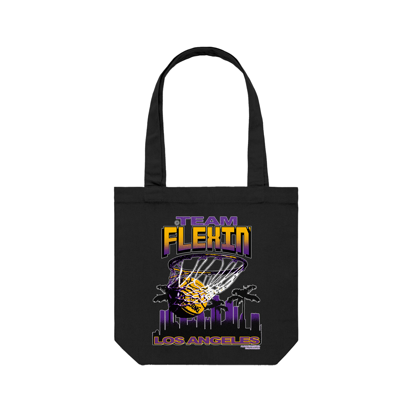 Team Flexin' Black Tote